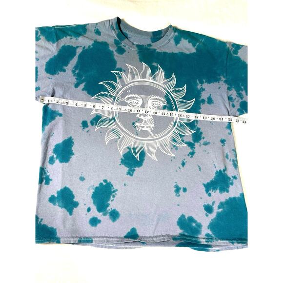 Golden Hour Sun & Moon Tie-Dye T-Shirt OS - Picture 4 of 7